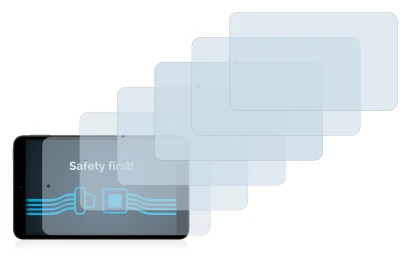 Image of the device Nokia T10 with a wide variety of screen protectors.