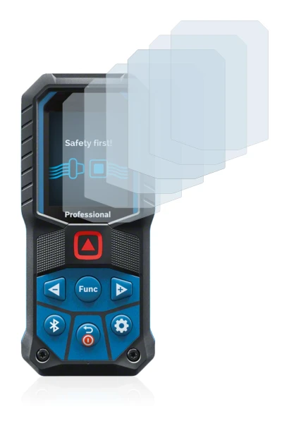 Image of the device Bosch GLM 50-27 C with a wide variety of screen protectors.