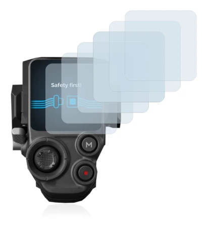 Image of the device DJI RS 3 Pro with a wide variety of screen protectors.
