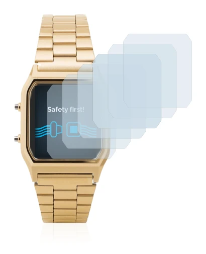 Image of the device Casio AQ-230GA with a wide variety of screen protectors.