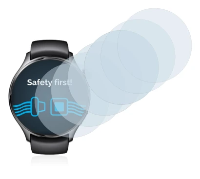 Image of the device Xiaomi Watch S1 Pro with a wide variety of screen protectors.