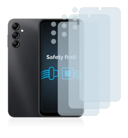 Image of the device Samsung Galaxy A14 5G (Front+Camera) with a wide variety of screen protectors.