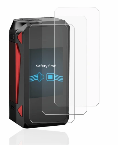 Image of the device Smok G-Priv 4 with a wide variety of screen protectors.