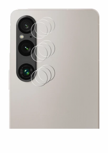 Image of the device Sony Xperia 1 V (ONLY Camera Lens) with a wide variety of screen protectors.