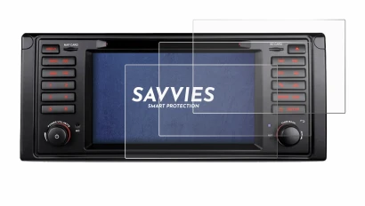 Image of the device Xtrons IQ7039B with a wide variety of screen protectors.