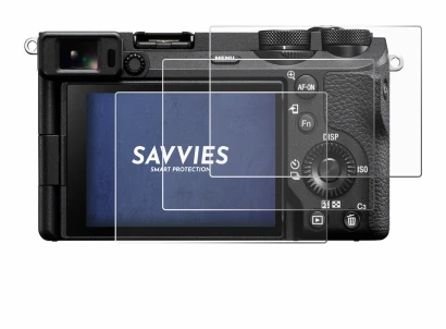 Image of the device Sony Alpha 6700 with a wide variety of screen protectors.