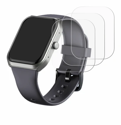 Image of the device TUYOMA LW76 1.91" with a wide variety of screen protectors.