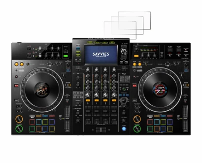 Image of the device Pioneer XDJ -XZ with a wide variety of screen protectors.