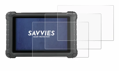 Image of the device Autel MX900c with a wide variety of screen protectors.