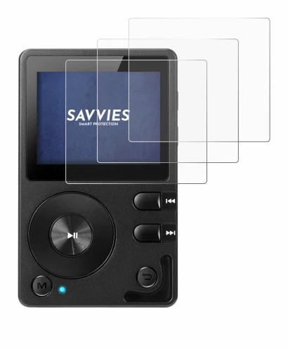Image of the device Hifi Walker H2 with a wide variety of screen protectors.