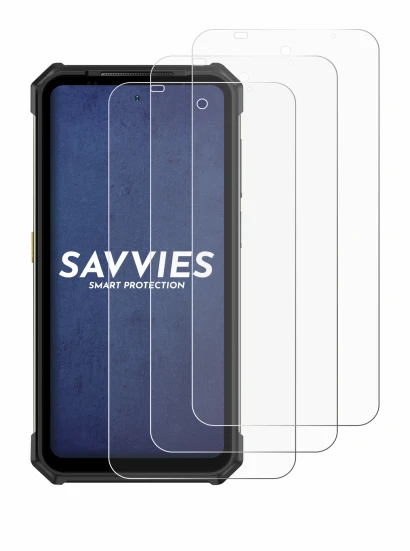 Image of the device Ulefone Armor 24 with a wide variety of screen protectors.