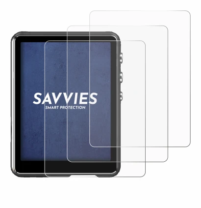 Image of the device Mechen M3 with a wide variety of screen protectors.
