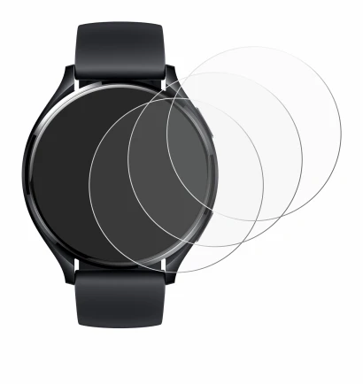 Image of the device Xiaomi Watch 2 with a wide variety of screen protectors.