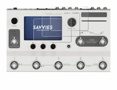 Image of the device Hotone Ampero II Stage with a wide variety of screen protectors.