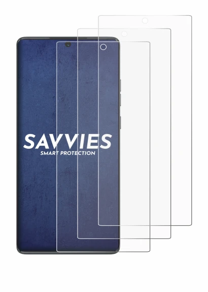 Image of the device Motorola Moto G85 with a wide variety of screen protectors.