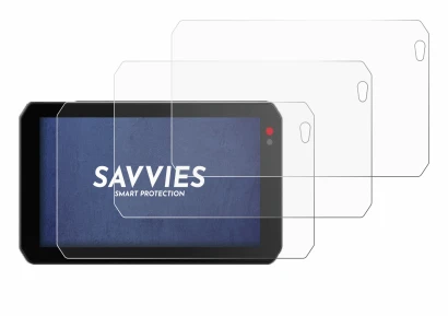 Image of the device Chigee AIO-5 Lite with a wide variety of screen protectors.