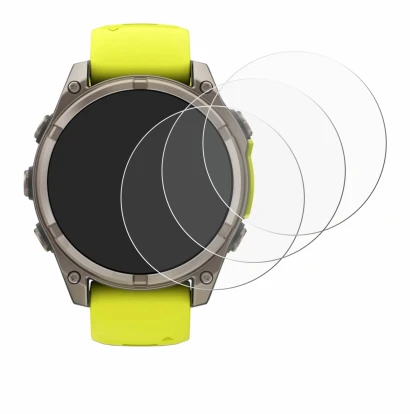 Image of the device Garmin Fenix 8 Solar (47 mm) with a wide variety of screen protectors.