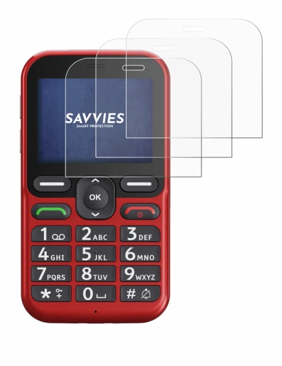 Image of the device Doro Leva L10 with a wide variety of screen protectors.