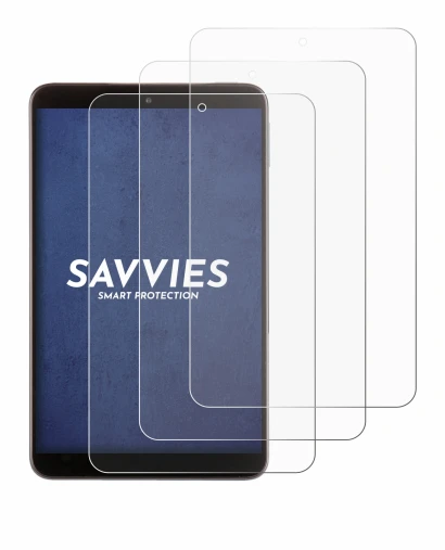 Image of the device Nokia T10 (portrait) with a wide variety of screen protectors.