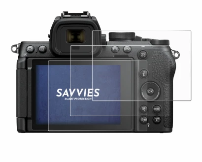 Image of the device Nikon Z50 II with a wide variety of screen protectors.