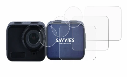 Image of the device Rollei 9s Cube with a wide variety of screen protectors.