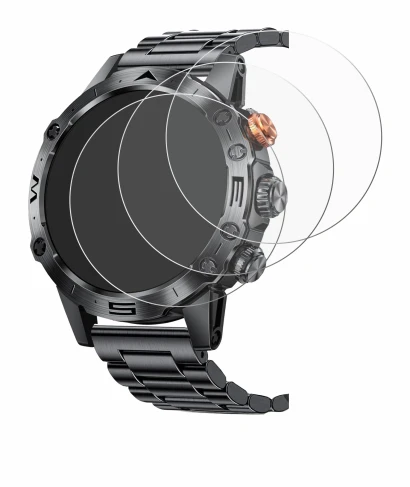 Image of the device DekeFit MT43PRO 1.53" with a wide variety of screen protectors.