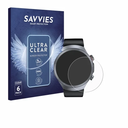 Front side of a product packaging with the brand logo Savvies. Next to it is the device Knauermann Pro 3 Plus 2025 shown with 