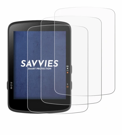 Image of the device Bryton Rider 17 with a wide variety of screen protectors.