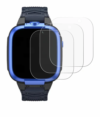 Image of the device Xiaomi Mibro Kids Z3 with a wide variety of screen protectors.