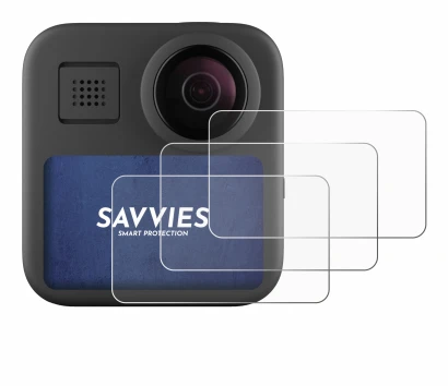 Image of the device GoPro Max (2025) with a wide variety of screen protectors.