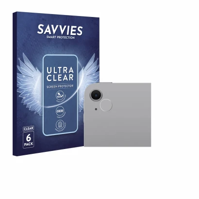 Front side of a product packaging with the brand logo Savvies. Next to it is the device Apple iPad Air 13" M3 WiFi 2025 (ONLY 