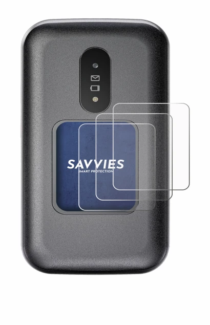 Image of the device Doro 2880 (Outer display) with a wide variety of screen protectors.