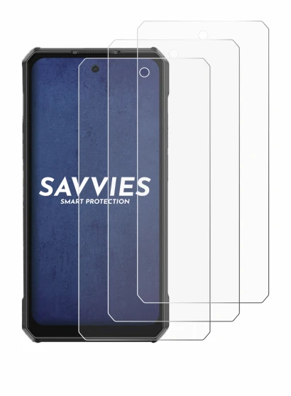 Image of the device Ulefone Armor 30 Pro with a wide variety of screen protectors.