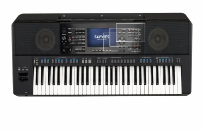 Image of the device Yamaha PSR-SX920 with a wide variety of screen protectors.