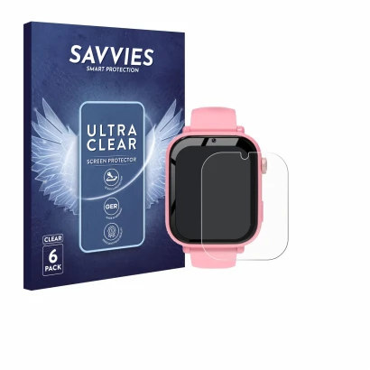 Front side of a product packaging with the brand logo Savvies. Next to it is the device CATGIFF A22 shown with the correspondi