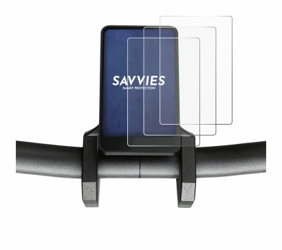 Image of the device Joyor T6 with a wide variety of screen protectors.