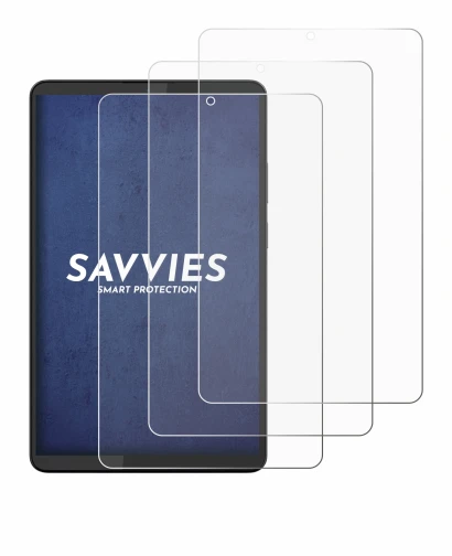 Image of the device Lenovo Tab One 8.7" with a wide variety of screen protectors.