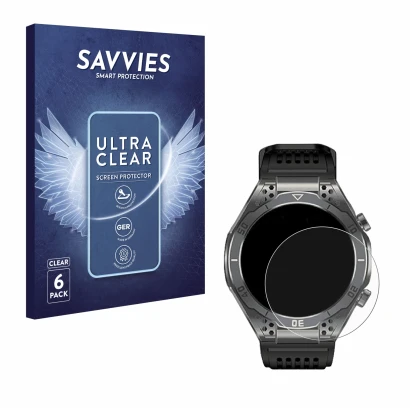 Front side of a product packaging with the brand logo Savvies. Next to it is the device Stahlgear Apollo shown with the corres
