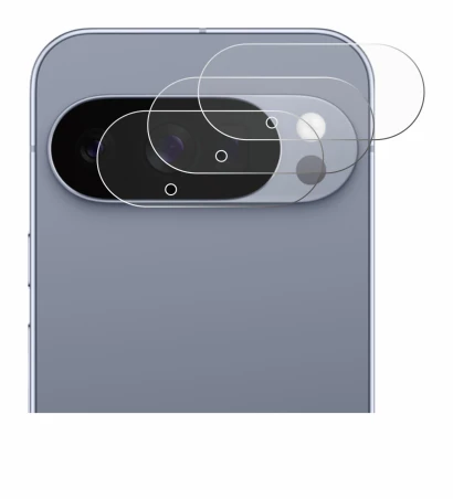 Image of the device Google Pixel 10 Pro (ONLY Camera Lens) with a wide variety of screen protectors.