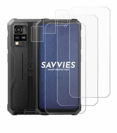 Image of the device Blackview BV4800 (Front+Camera) with a wide variety of screen protectors.