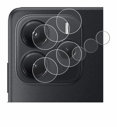 Image of the device Xiaomi Redmi Note 14 4G (ONLY Camera Lens) with a wide variety of screen protectors.