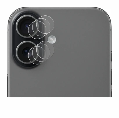 Image of the device Apple iPhone 17 (ONLY Camera Lens) with a wide variety of screen protectors.