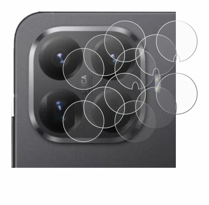 Image of the device Xiaomi 15T Pro (ONLY Camera Lens) with a wide variety of screen protectors.