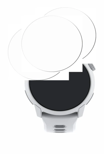 Image of the device Coros Pace 4 with a wide variety of screen protectors.