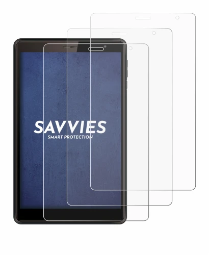 Image of the device Logicom Tab 80 8" with a wide variety of screen protectors.