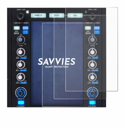 Image of the device Rane System One with a wide variety of screen protectors.