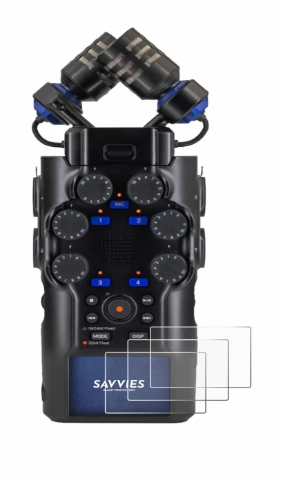 Image of the device Zoom H6 studio with a wide variety of screen protectors.