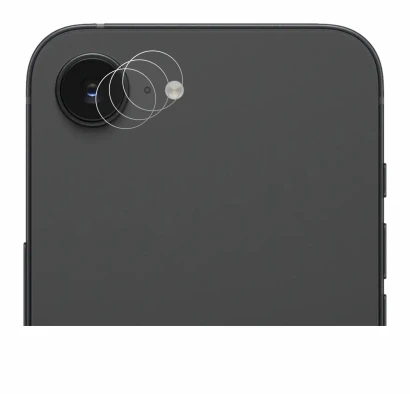 Image of the device Apple iPhone 17e (ONLY Camera Lens) with a wide variety of screen protectors.