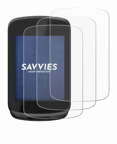 Image of the device Magene C606 Pro with a wide variety of screen protectors.