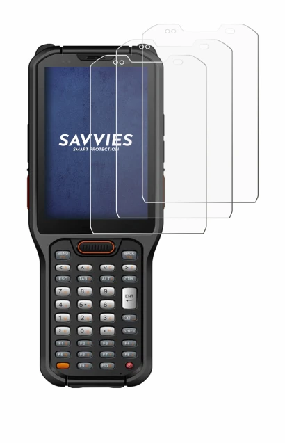 Image of the device Urovo RT40S with a wide variety of screen protectors.